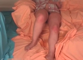 Sad-looking doggo in a hot vid